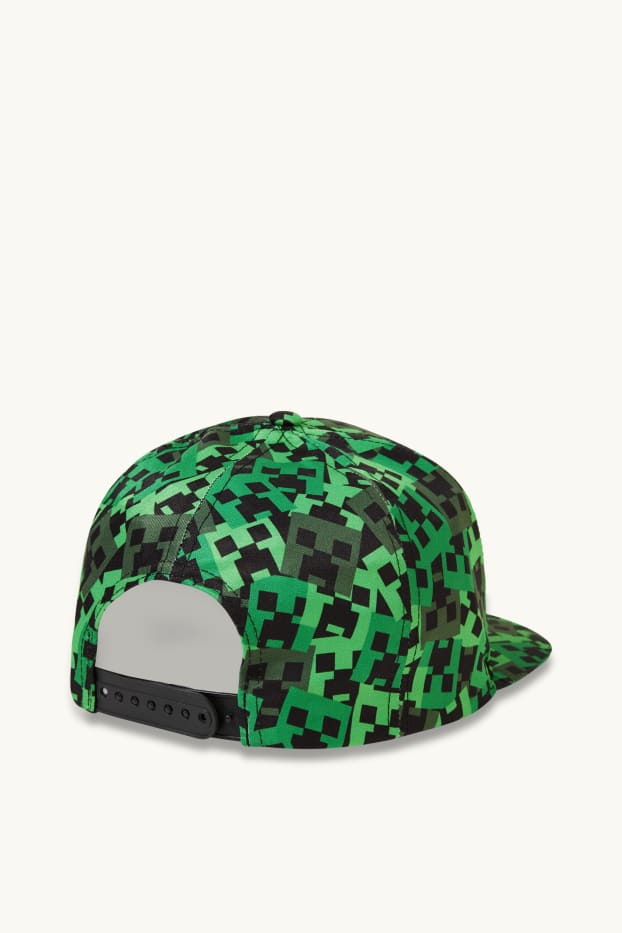 Enfants garçons - Minecraft - casquette - vert
