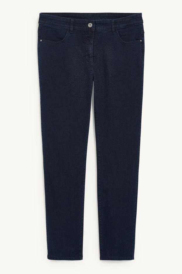 Femmes - Slim jean - mid waist - jean bleu
