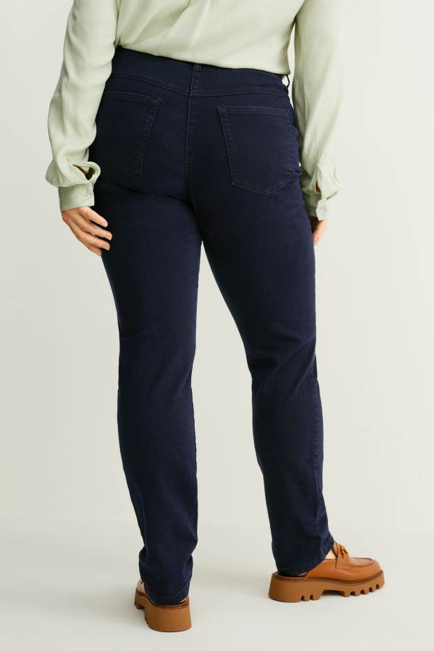 Femmes - Slim jean - mid waist - jean bleu