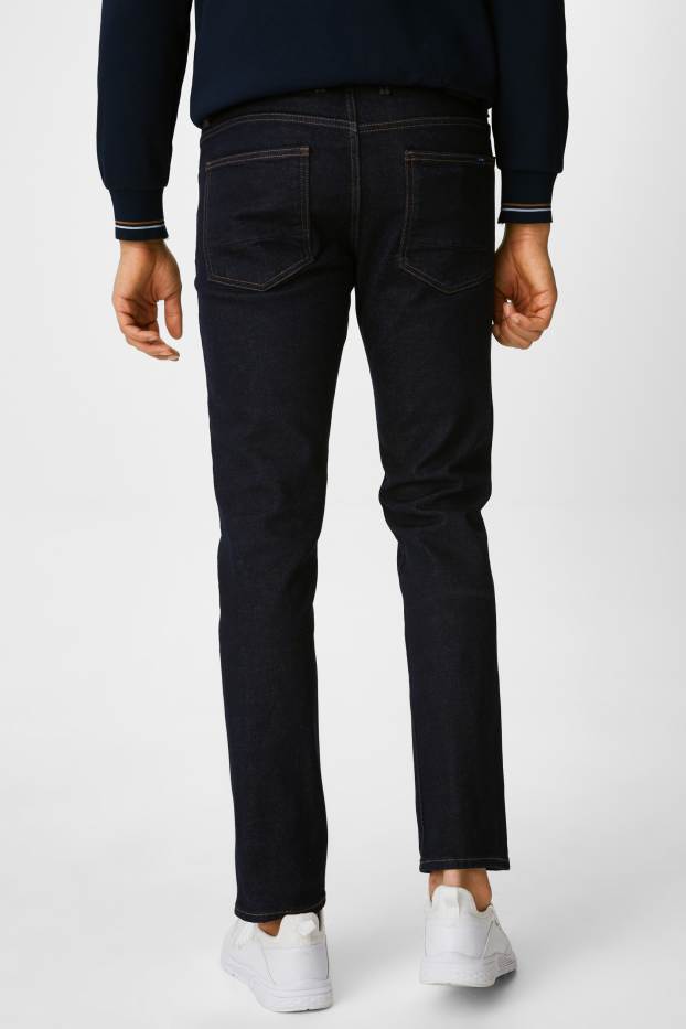 Herren - Slim Jeans - dunkeljeansblau