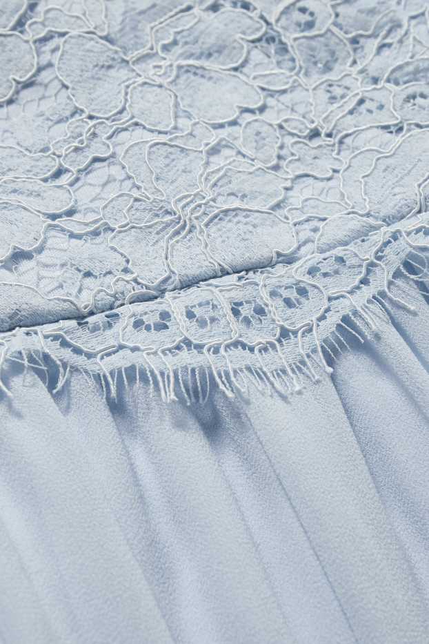 Damen - Fit & Flare Kleid - festlich - hellblau