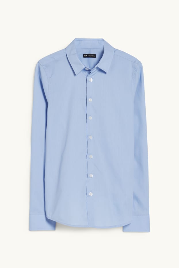 Kinderen: jongens - Overhemd - lichtblauw