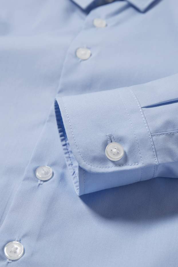 Kinderen: jongens - Overhemd - lichtblauw