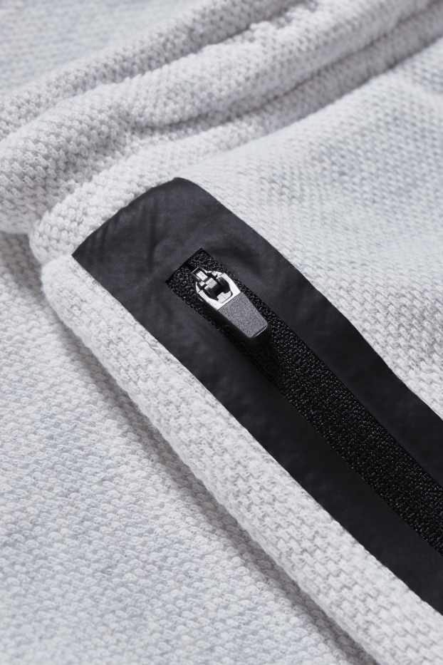 Kinder Jungen - Sweatshorts - weiß-melange