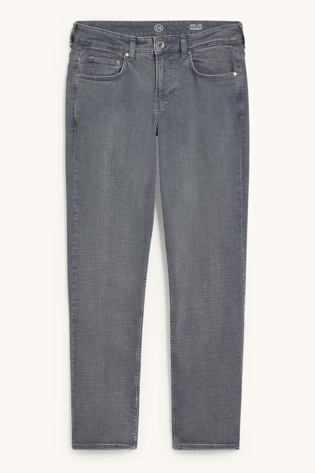 Herren - Straight Jeans - LYCRA® - jeansgrau