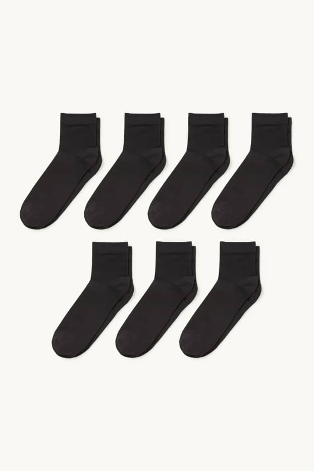 Herren - Multipack 7er - Kurzsocken  - schwarz