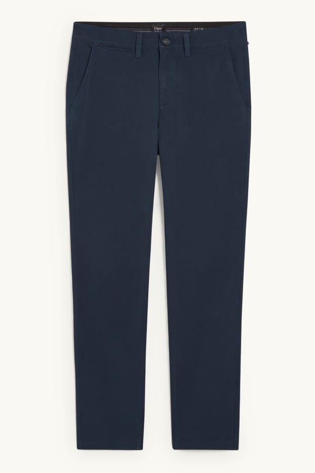 Uomo - Chino - slim fit - Flex - LYCRA® - blu scuro