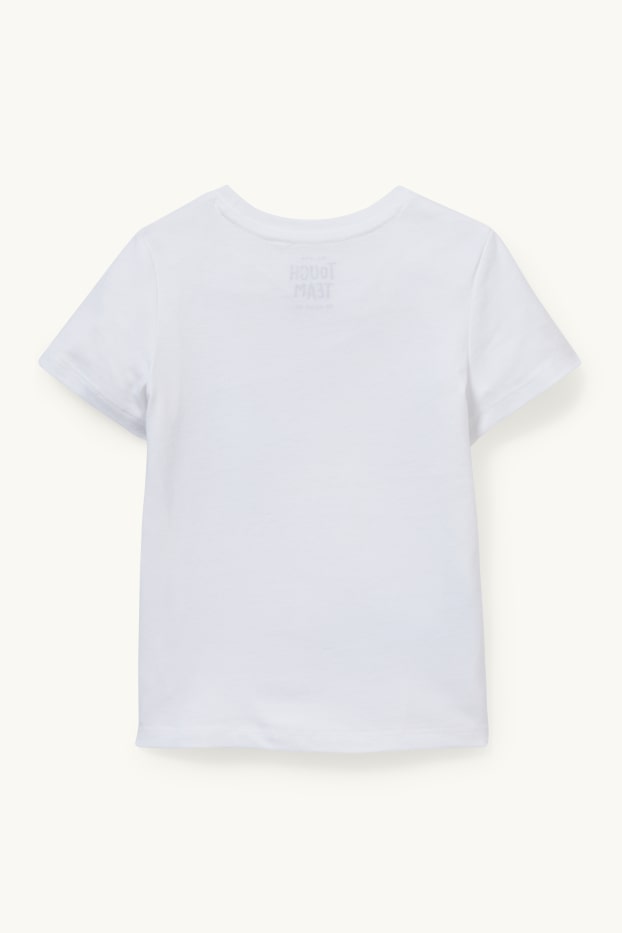 Kinder Jungen - Kurzarmshirt - weiß
