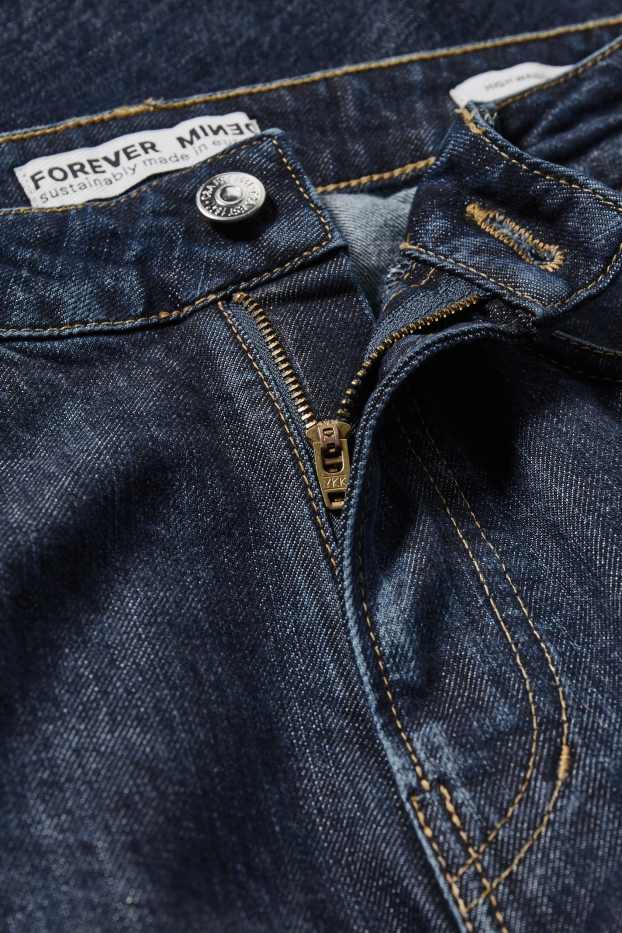 Women - Premium Denim by C&A - straight jeans - high waist - blue denim