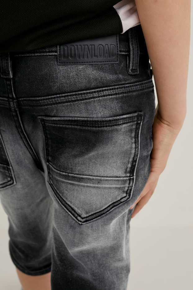 Kinder Jungen - Jeans-Shorts - Jog Denim - dunkeljeansgrau