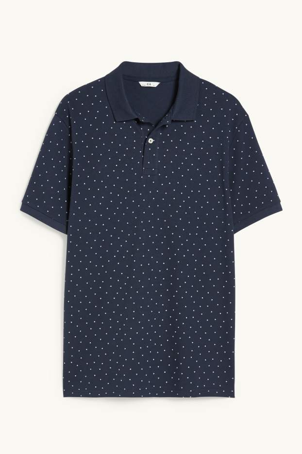 Heren - Poloshirt - donkerblauw