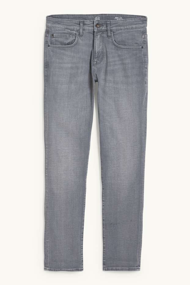 Hommes - Slim jean - LYCRA® - jean gris