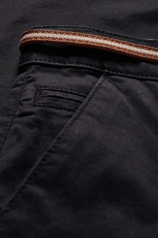 Dames - Rok met riem - zwart