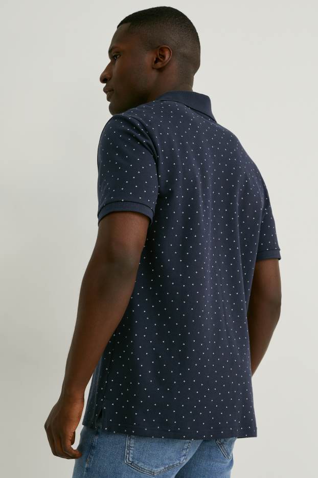 Heren - Poloshirt - donkerblauw