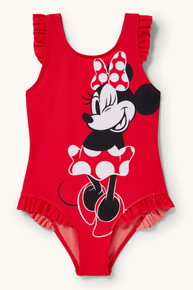 Kinder Mädchen - Minnie Maus - Badeanzug - LYCRA® XTRA LIFE™ - rot