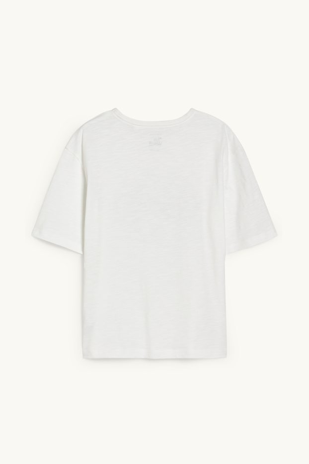 Children Boys - Short sleeve T-shirt - genderneutral - white