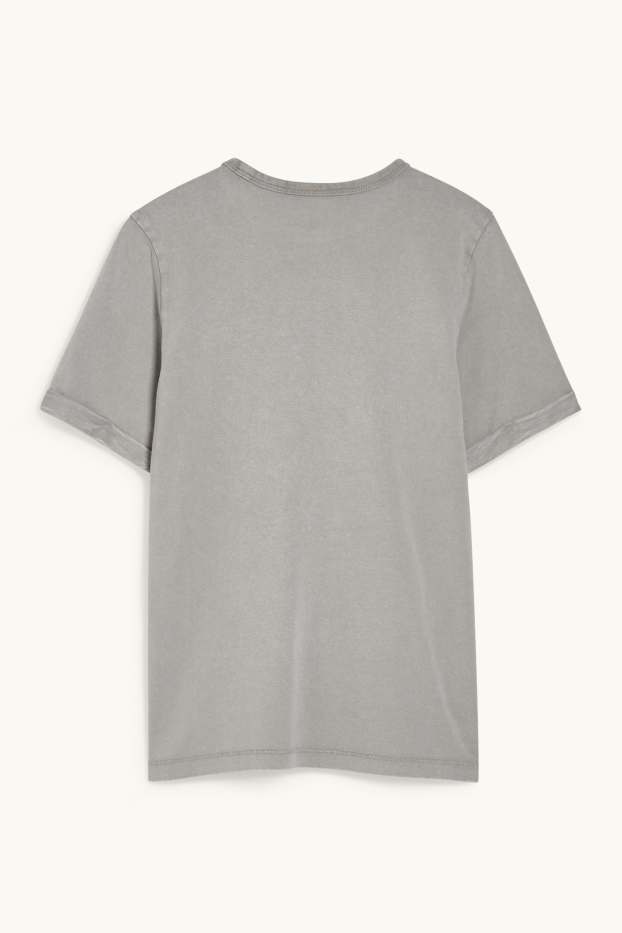 Copii - Băieți - Tricou cu mânecă scurtă - genderneutral - denim-gri deschis