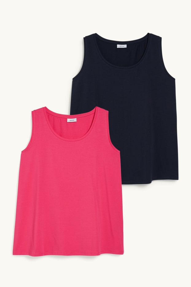 Donna - Confezione da 2 - top - fucsia