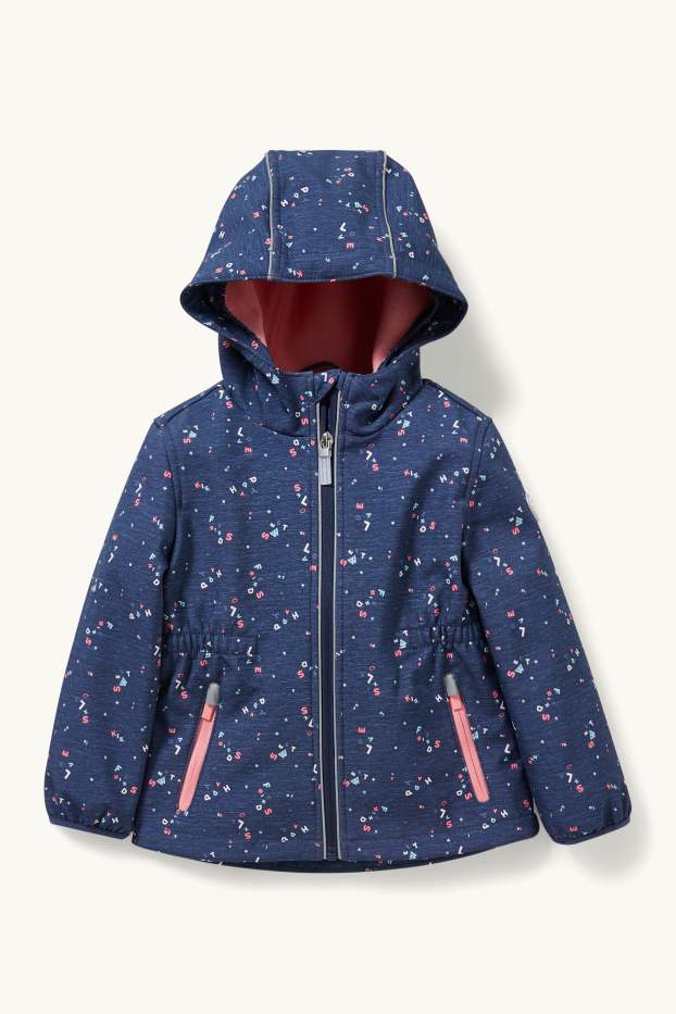 Enfants filles - Veste fonctionnelle à capuche - bleu foncé
