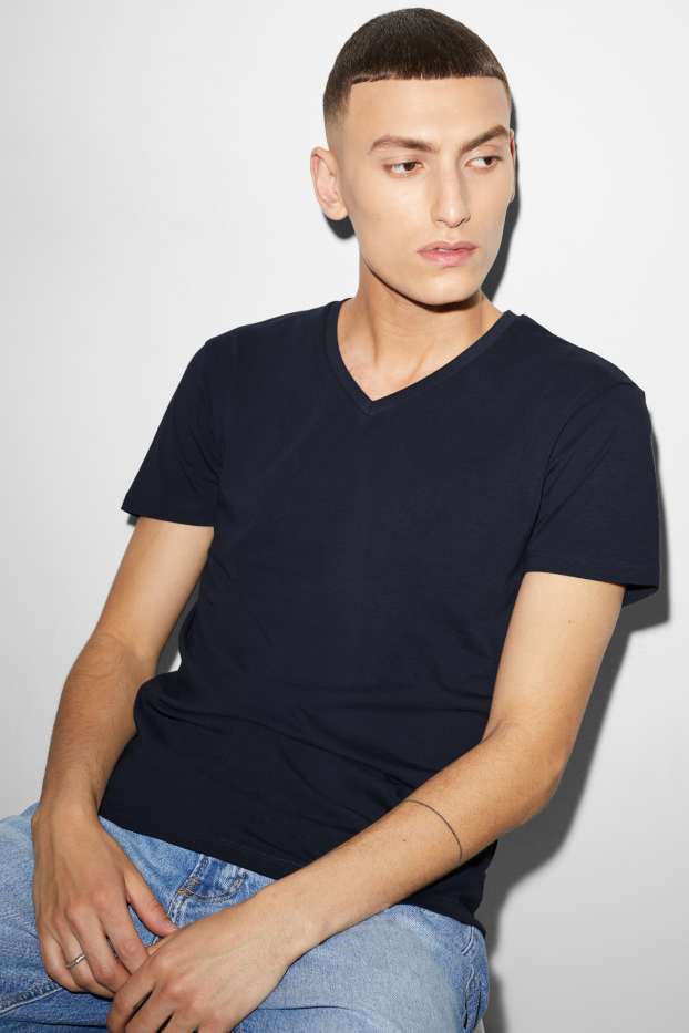 Herren - CLOCKHOUSE - T-Shirt - dunkelblau