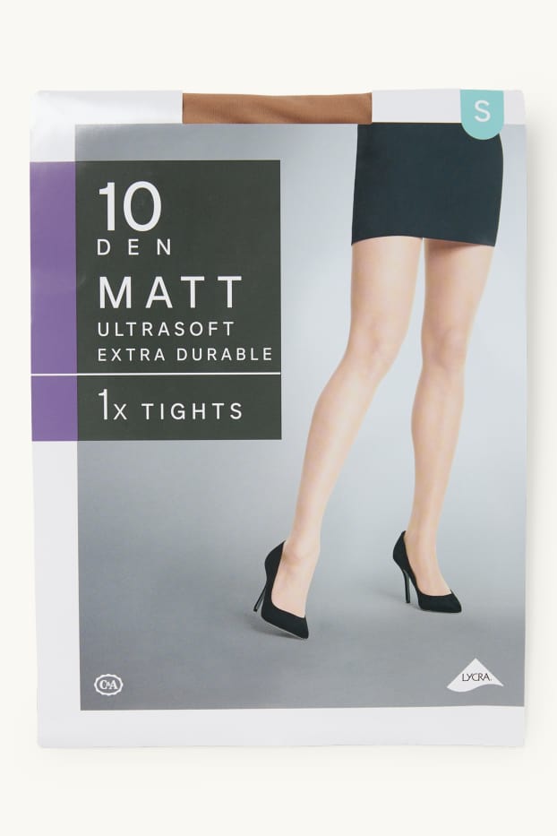 Dámské - Silonky - 10 DEN - béžová