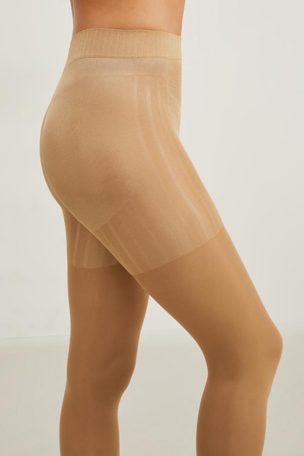 Women - Tights - 40 denier - glossy - light brown