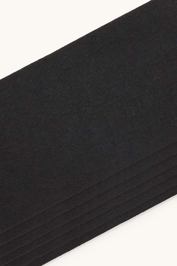 Women - Multipack of 6 - sheer ankle-highs - 20 denier - black