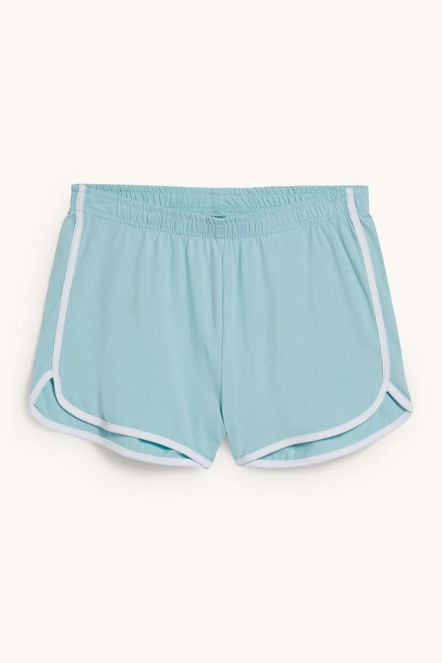 Dames - CLOCKHOUSE - Recover™ - sweatshort - mintgroen