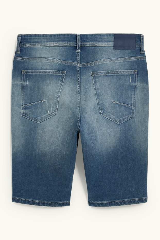 Herren - CLOCKHOUSE - Jeans-Bermudas - jeansblau