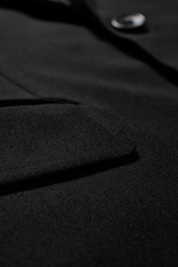 Bărbați - Sacou modular - body fit - stretch - LYCRA® - negru