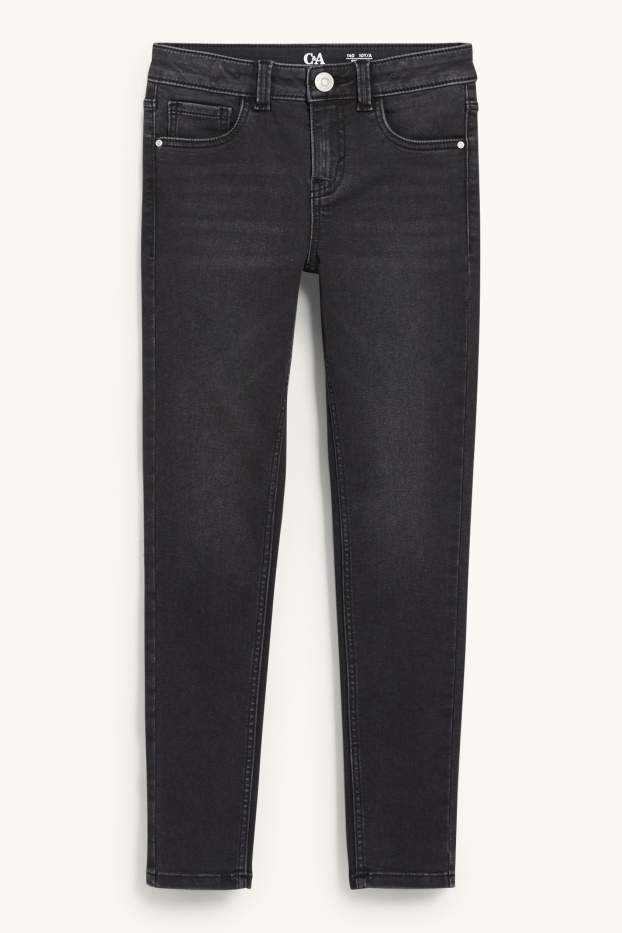 Bambine - Super skinny jeans - jeans grigio scuro