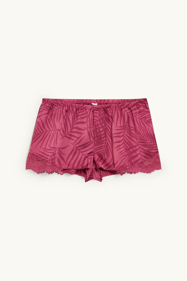 Dames - Boxershort - fuchsiarood