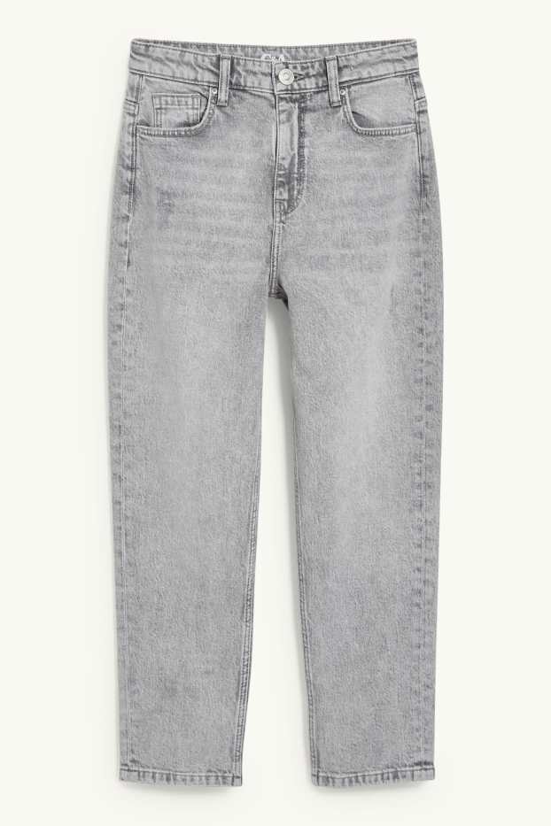 Kinder Mädchen - Relaxed Jeans - helljeansgrau