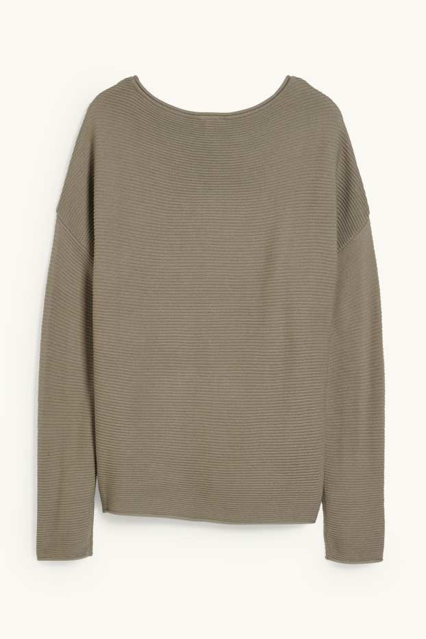 Dámské - Svetr - khaki