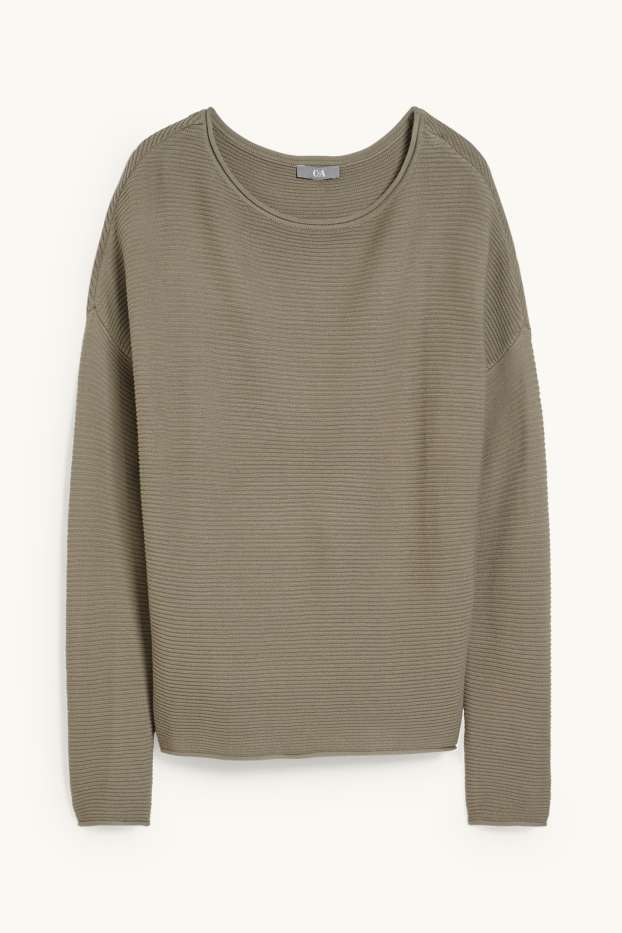Dámské - Svetr - khaki