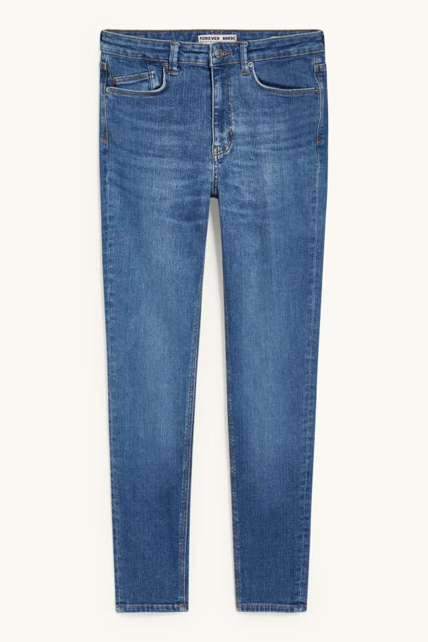 Dámské - Premium Denim by C&A - skinny jeans - high waist - džíny - modré