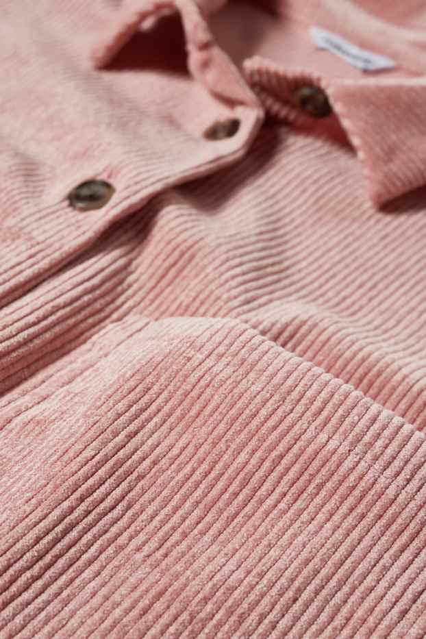 Femmes - CLOCKHOUSE - chemisier en velours - rose
