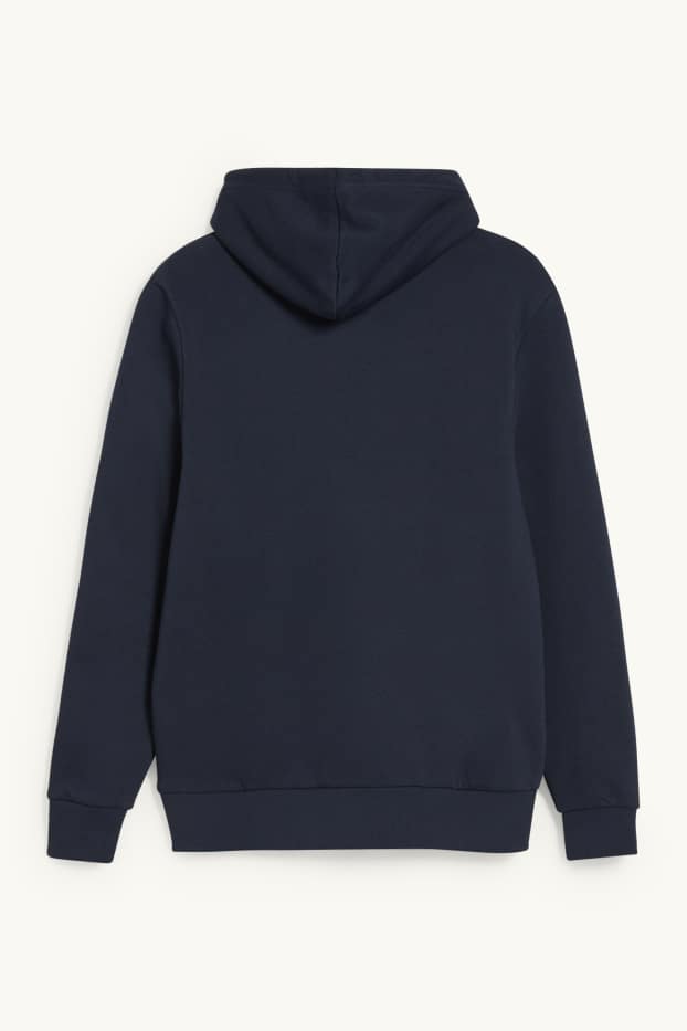 Hommes - Sweat à capuche - bleu foncé