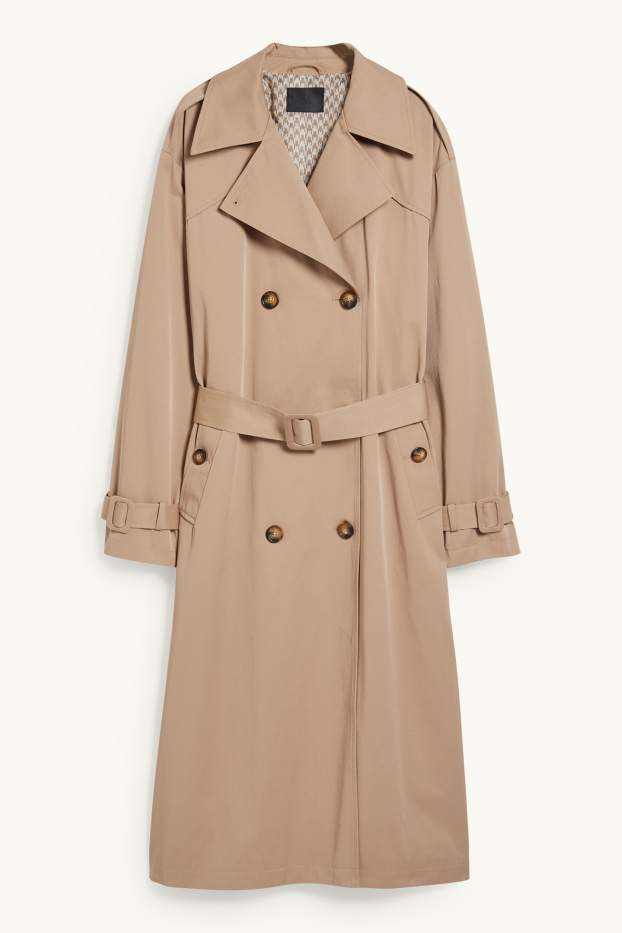 Mujer - Gabardina - topo
