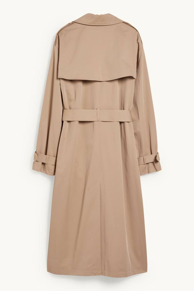 Mujer - Gabardina - topo