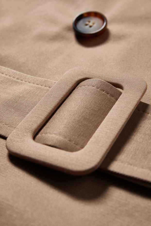 Mujer - Gabardina - topo