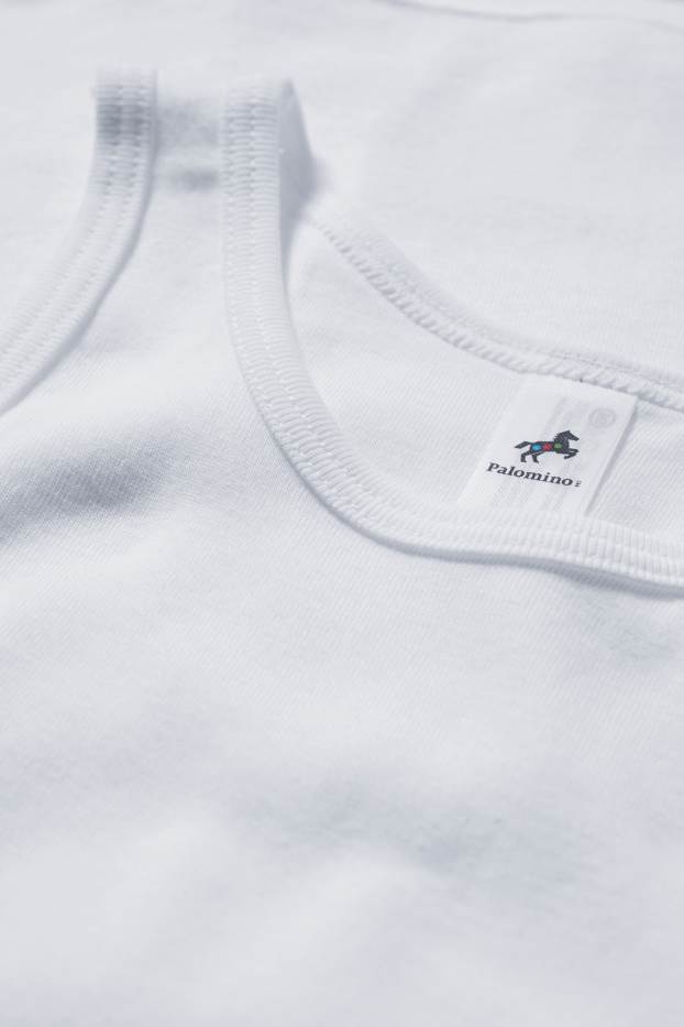 Enfants garçons - Lot de 3 - maillot de corps - blanc
