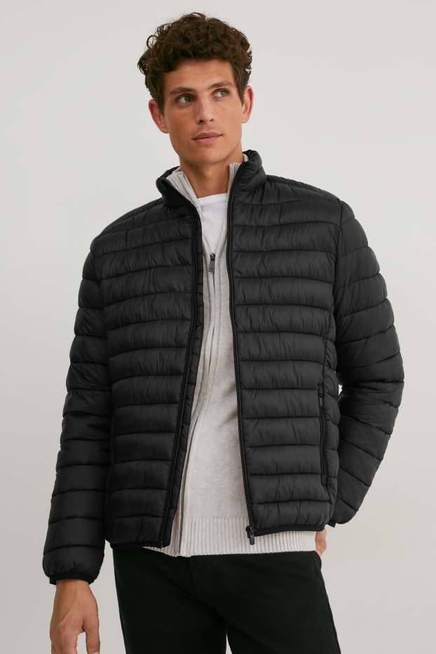Herren - Steppjacke  - schwarz