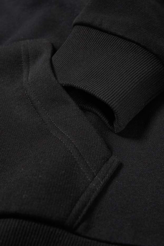 Hommes - Sweat à capuche - noir