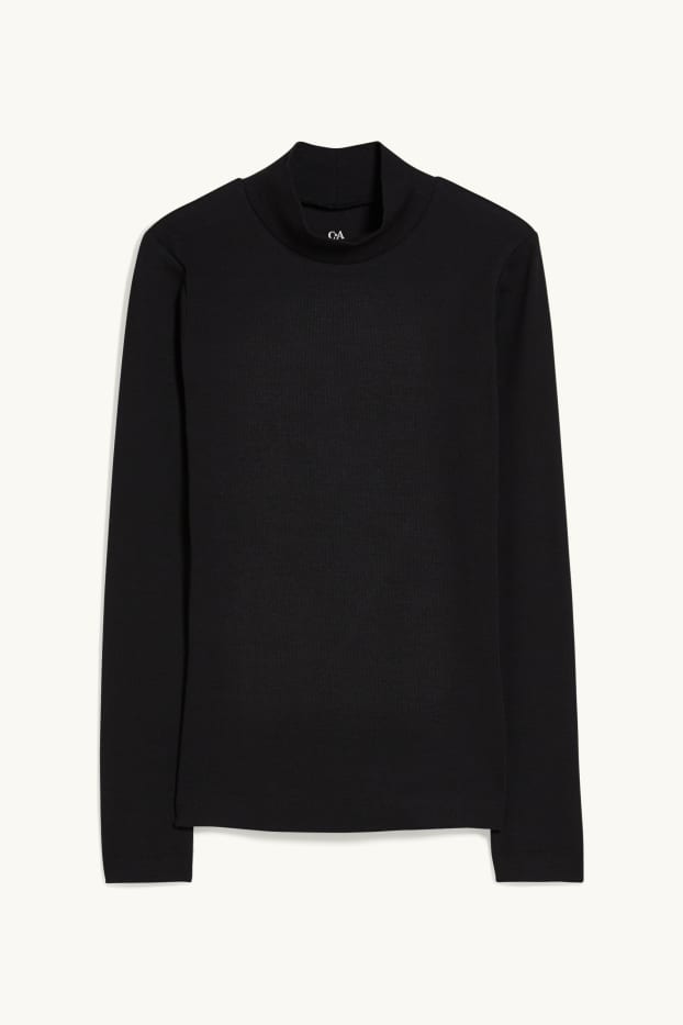 Women - Long sleeve top - black