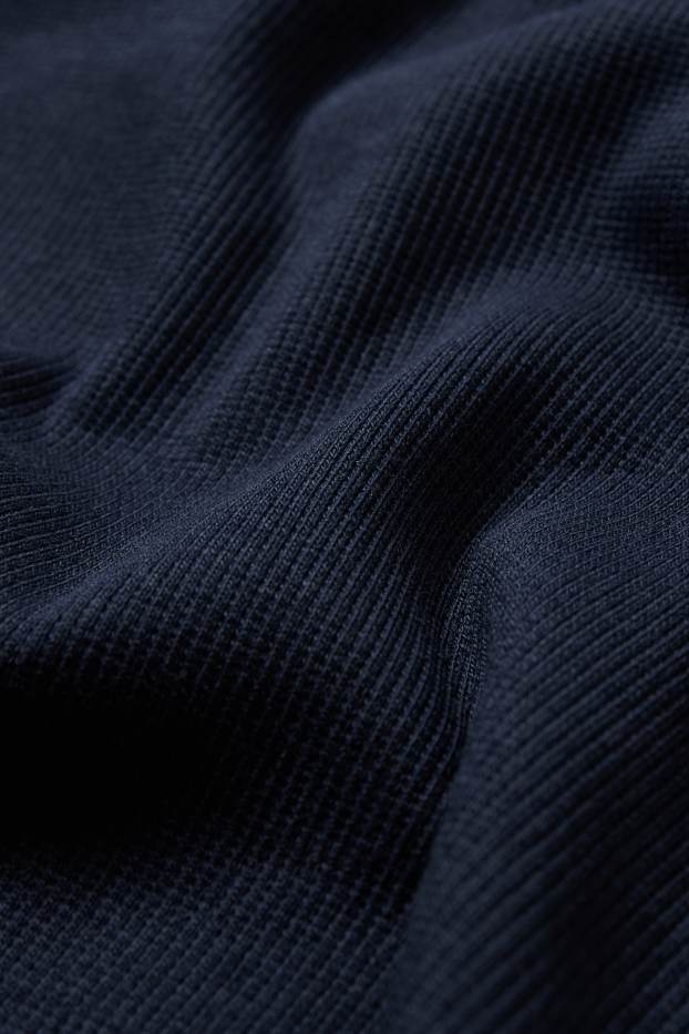 Women - Long sleeve top - dark blue