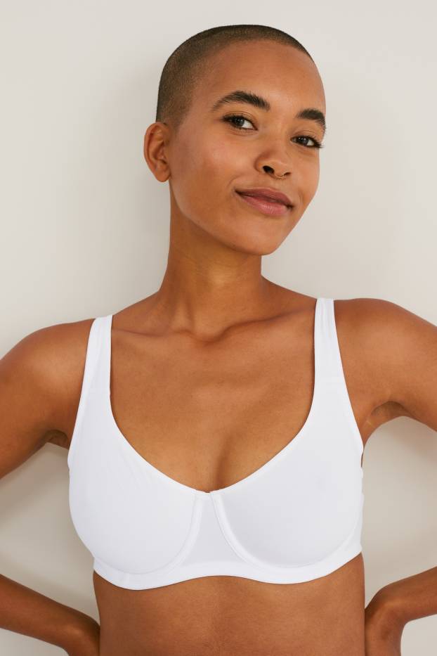 Damen - BH mit Bügel - LYCRA® - weiss