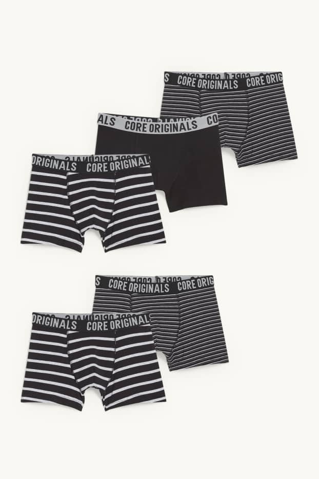 Kinder Jungen - Multipack 5er - Trunks - schwarz