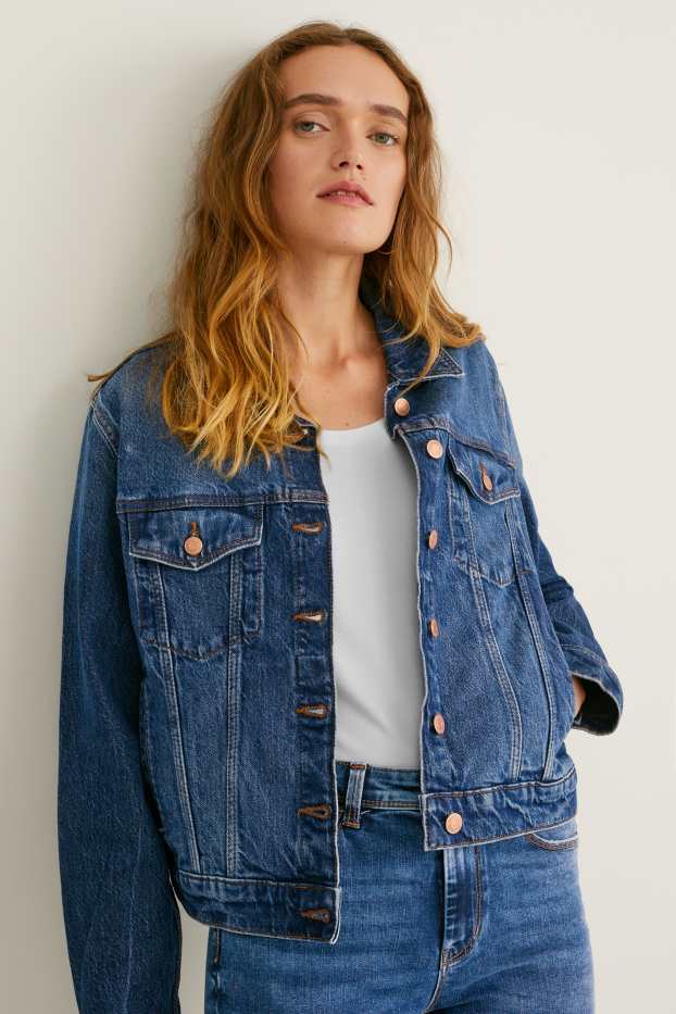 Donna - Giacca di jeans - LYCRA® - jeans blu