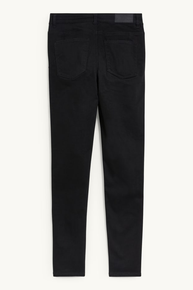 Femei - Skinny jeans - talie medie - jeans modelatori - LYCRA® - negru
